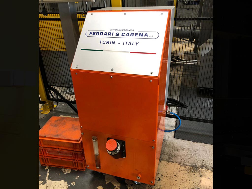 lubrificatore a getto